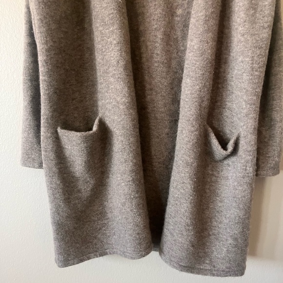 Jenni Kayne $425 Open Sweater Coat Wool Yak Cardigan Size S - Picture 11 of 12